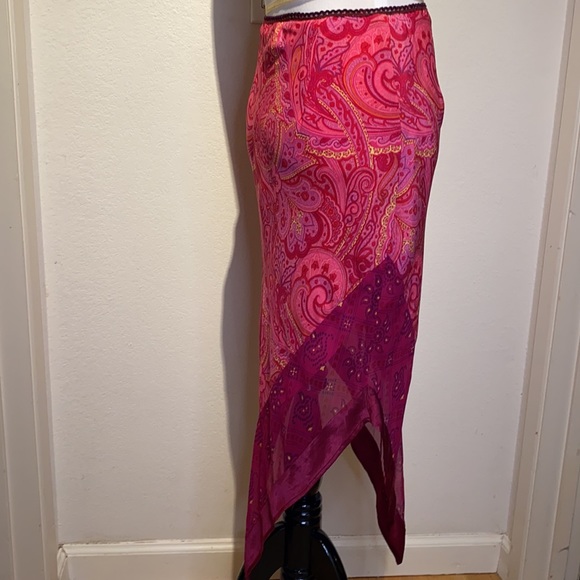 EUC A.B.S.by Allen Schwartz Handkerchief Hem Skirt - Picture 4 of 6